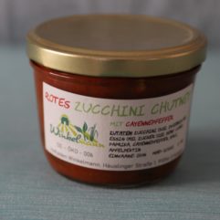Rotes Zucchini Chutney