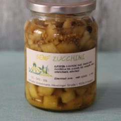 Senf-Zucchini